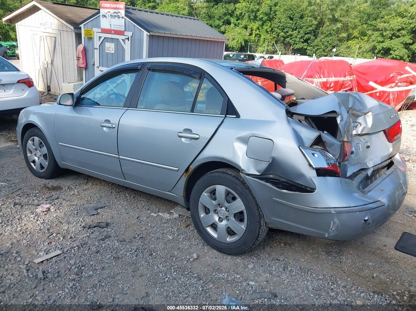 2010 Hyundai Sonata VIN 5NPET4ACXAH616113 IAAI salvage auction — REAR END, Salvage (Pennsylvania), sold $325 on 2026-07-17 (photo 3)
