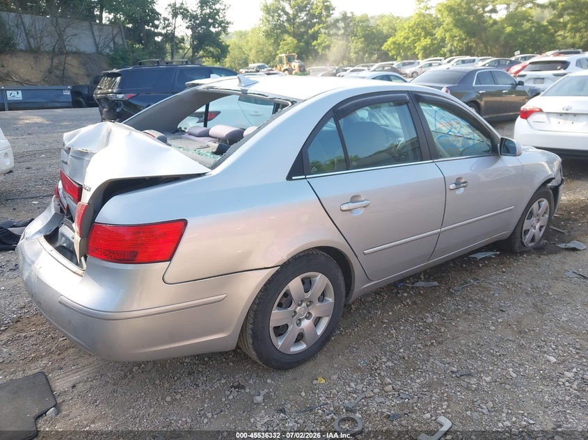 2010 Hyundai Sonata VIN 5NPET4ACXAH616113 IAAI salvage auction — REAR END, Salvage (Pennsylvania), sold $325 on 2026-07-17 (photo 4)