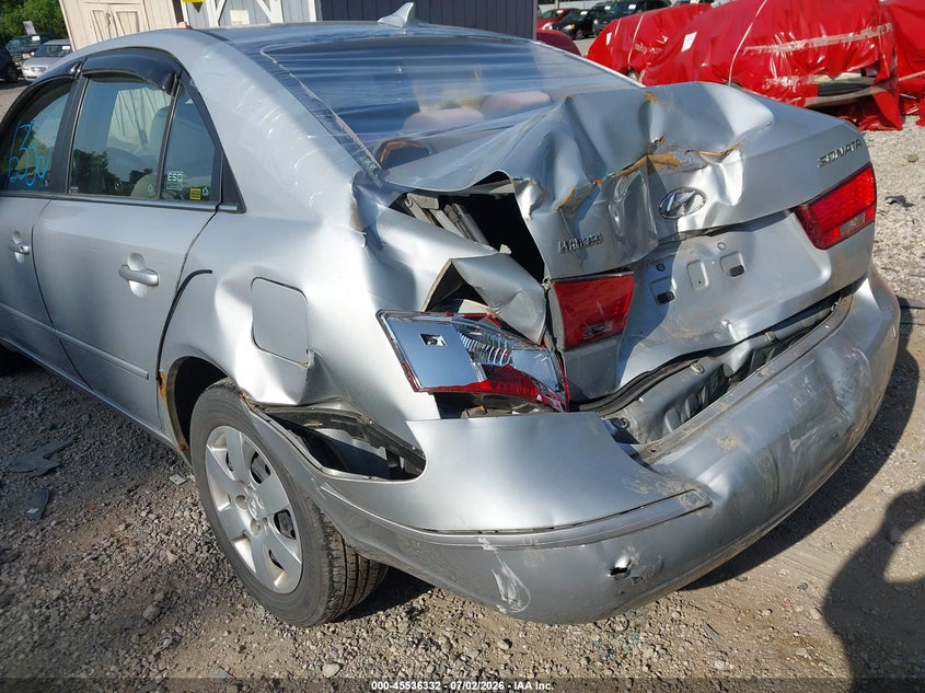 2010 Hyundai Sonata VIN 5NPET4ACXAH616113 IAAI salvage auction — REAR END, Salvage (Pennsylvania), sold $325 on 2026-07-17 (photo 6)