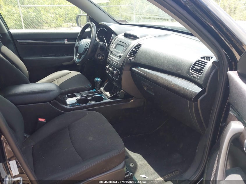 2014 Kia Sorento VIN 5XYKT3A63EG459562 IAAI salvage auction — FRONT END, Salvage (Pennsylvania), sold $1,200 on 2026-07-21 (photo 5)
