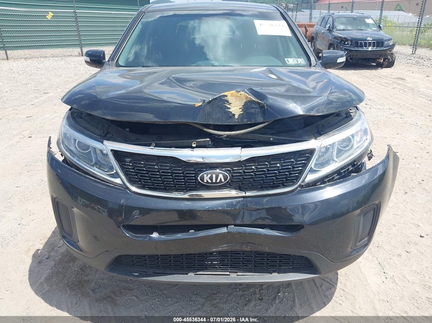 2014 Kia Sorento VIN 5XYKT3A63EG459562 IAAI salvage auction — FRONT END, Salvage (Pennsylvania), sold $1,200 on 2026-07-21 (photo 6)