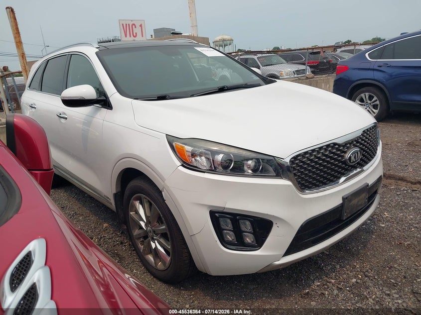 2016 Kia Sorento VIN 5XYPKDA50GG111579 IAAI salvage auction — NORMAL WEAR, Clear (New Jersey), sold $3,150 on 2026-07-20 (photo 1)