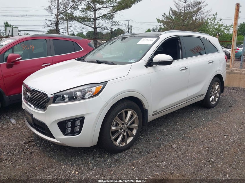 2016 Kia Sorento VIN 5XYPKDA50GG111579 IAAI salvage auction — NORMAL WEAR, Clear (New Jersey), sold $3,150 on 2026-07-20 (photo 2)