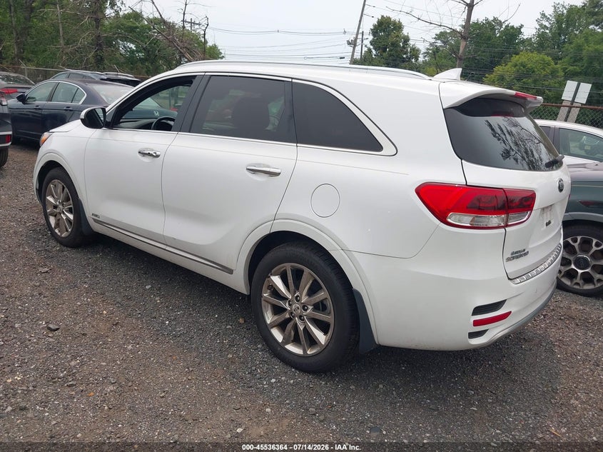 2016 Kia Sorento VIN 5XYPKDA50GG111579 IAAI salvage auction — NORMAL WEAR, Clear (New Jersey), sold $3,150 on 2026-07-20 (photo 3)