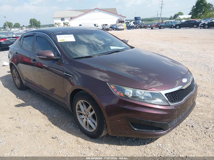2011 Kia Optima VIN KNAGM4A74B5171620 IAAI salvage auction — LEFT REAR, Salvage (Pennsylvania), sold $700 on 2026-07-29 (photo 1)