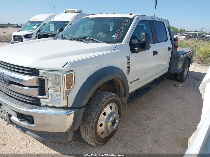 2019 Ford F450 VIN 1FT8W4DT9KEF57282 IAAI salvage auction — NORMAL WEAR, Enterprise Vehicles Clear Only (Texas), sold $16,000 on 2026-07-28 (photo 2)