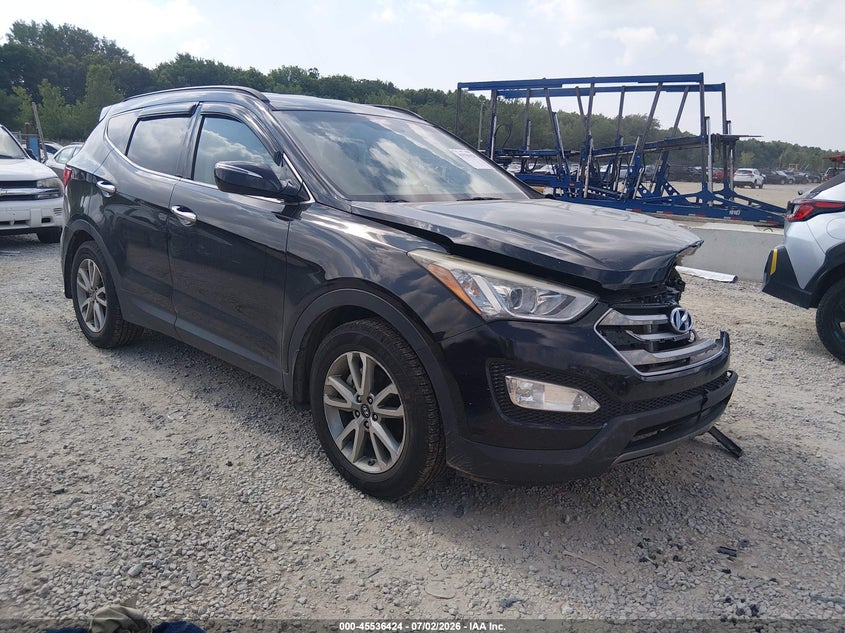 2015 Hyundai Santa fe VIN 5XYZUDLA0FG265205 IAAI salvage auction — FRONT END, Salvage Title, sold $25 on 2026-08-02 (photo 1)