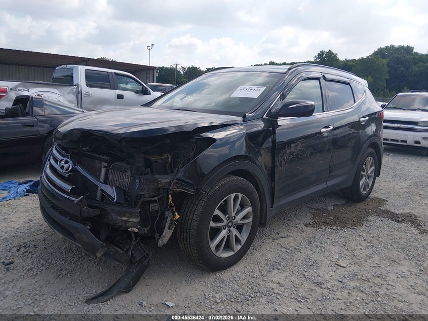 2015 Hyundai Santa fe VIN 5XYZUDLA0FG265205 IAAI salvage auction — FRONT END, Salvage Title, sold $25 on 2026-08-02 (photo 2)