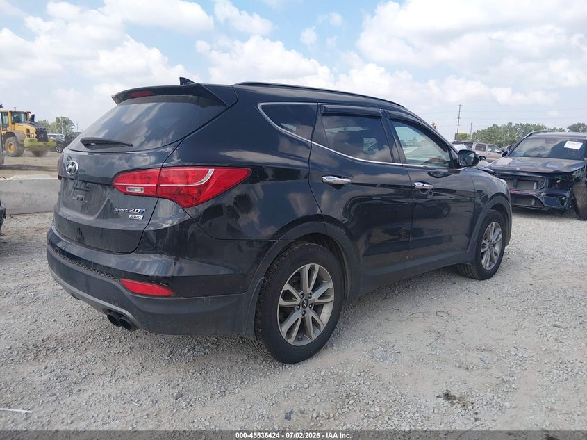 2015 Hyundai Santa fe VIN 5XYZUDLA0FG265205 IAAI salvage auction — FRONT END, Salvage Title, sold $25 on 2026-08-02 (photo 4)