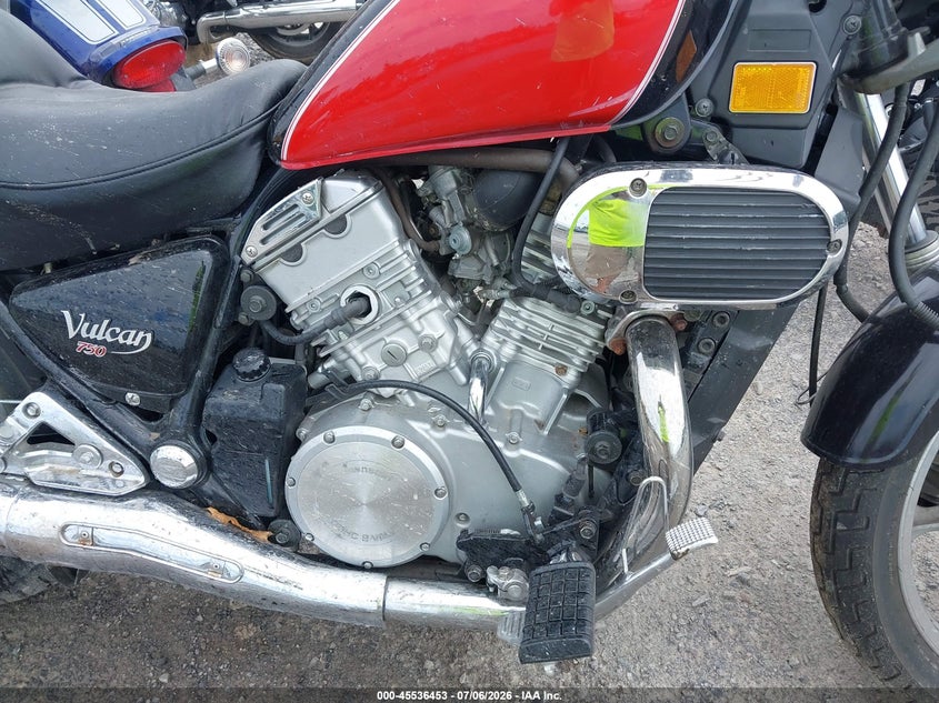 2006 Kawasaki Vn750 VIN JKAVNDA156B556298 IAAI salvage auction — NORMAL WEAR, Clear (New York), sold $25 on 2026-07-16 (photo 8)