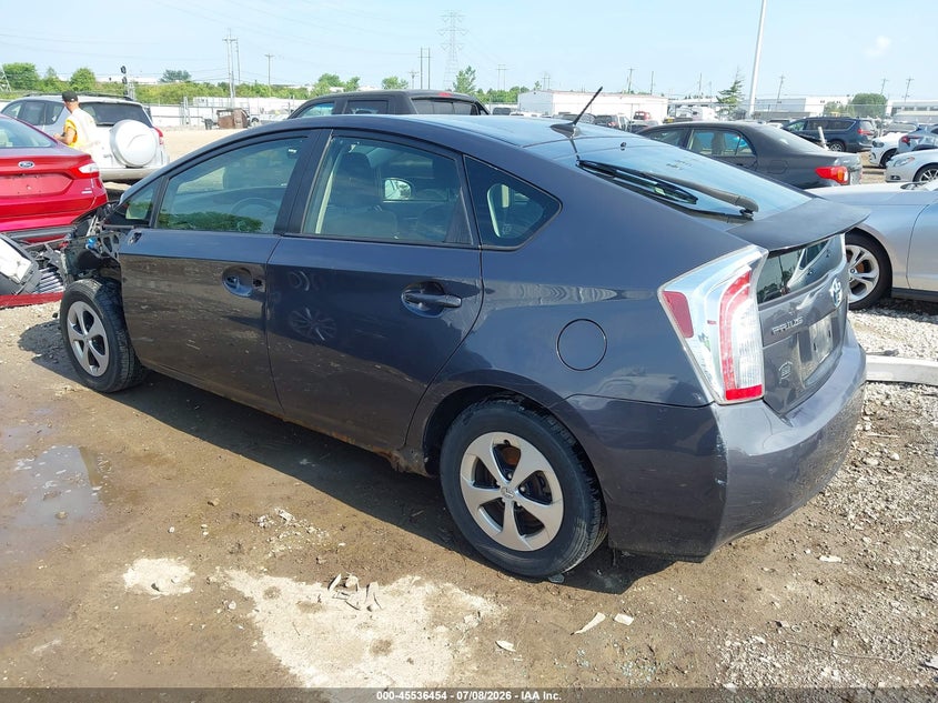 2012 Toyota Prius VIN JTDKN3DU1C5525018 IAAI salvage auction — FRONT END, Salvage Title, sold $800 on 2026-07-30 (photo 3)