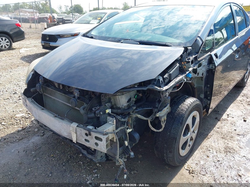 2012 Toyota Prius VIN JTDKN3DU1C5525018 IAAI salvage auction — FRONT END, Salvage Title, sold $800 on 2026-07-30 (photo 6)