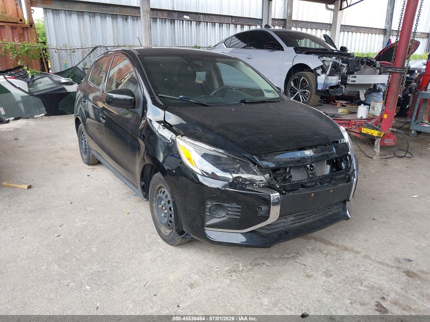2024 Mitsubishi Mirage VIN ML32AUHJ3RH007293 IAAI salvage auction — FRONT END, Salvage (Florida), sold $3,800 on 2026-07-30 (photo 1)