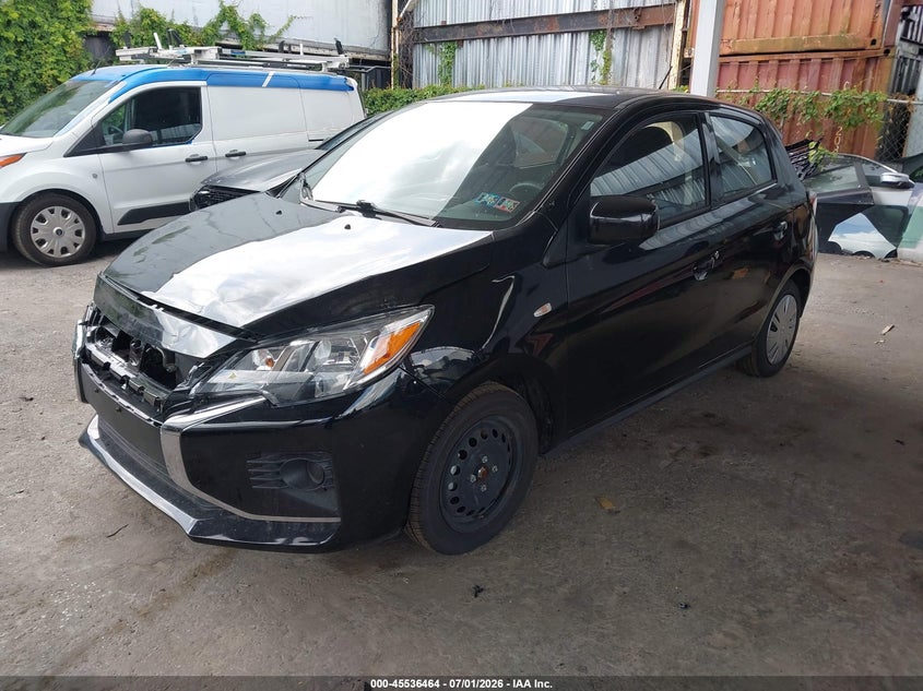 2024 Mitsubishi Mirage VIN ML32AUHJ3RH007293 IAAI salvage auction — FRONT END, Salvage (Florida), sold $3,800 on 2026-07-30 (photo 2)