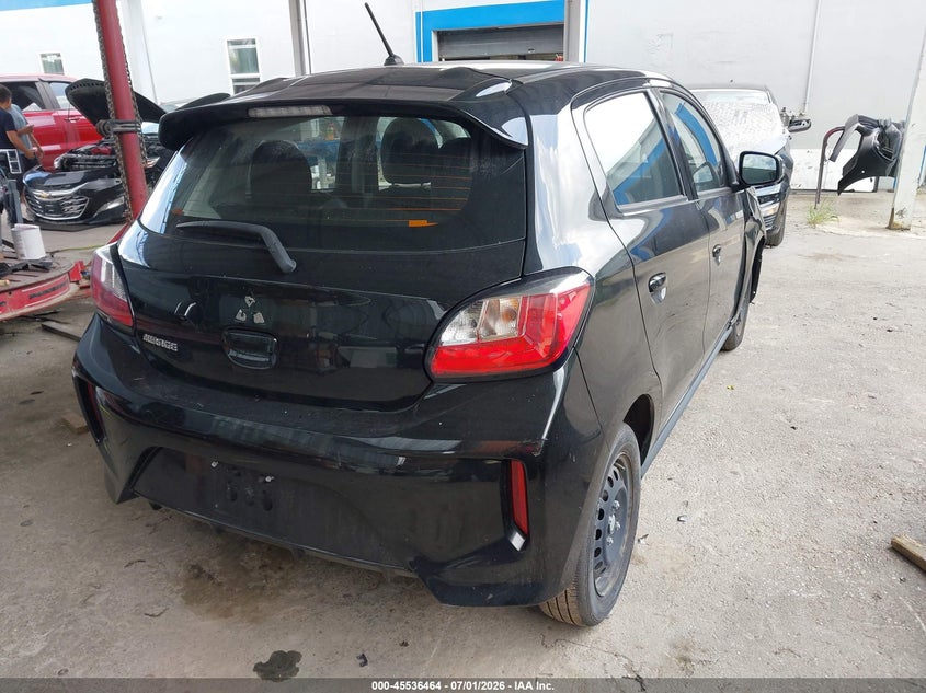 2024 Mitsubishi Mirage VIN ML32AUHJ3RH007293 IAAI salvage auction — FRONT END, Salvage (Florida), sold $3,800 on 2026-07-30 (photo 4)