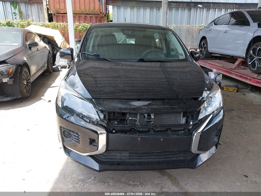 2024 Mitsubishi Mirage VIN ML32AUHJ3RH007293 IAAI salvage auction — FRONT END, Salvage (Florida), sold $3,800 on 2026-07-30 (photo 6)