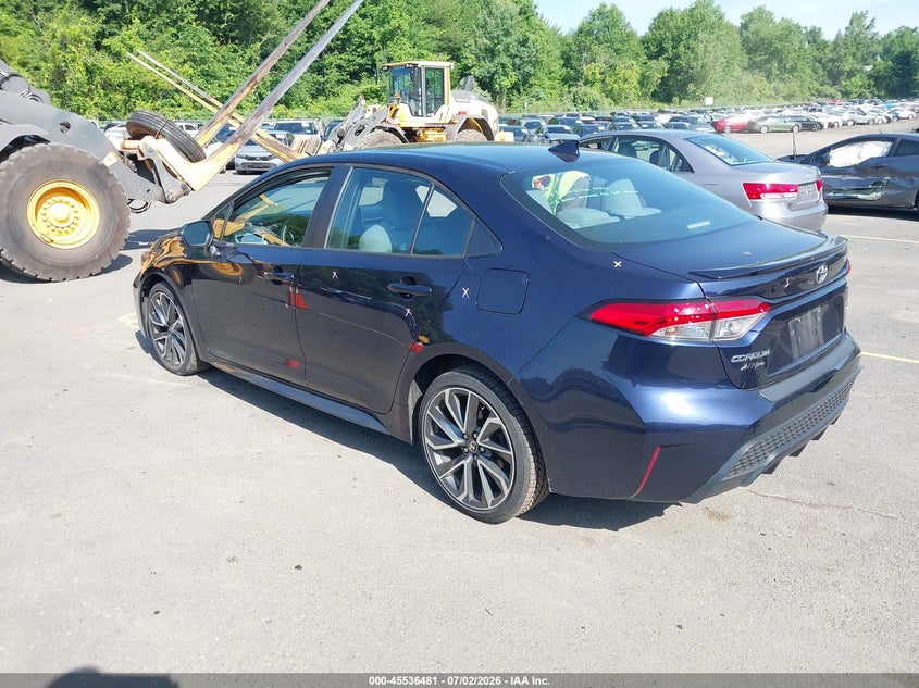 2021 Toyota Corolla VIN 5YFP4MCE2MP097750 IAAI salvage auction — RIGHT SIDE, Salvage (Connecticut), sold $4,050 on 2026-07-30 (photo 3)