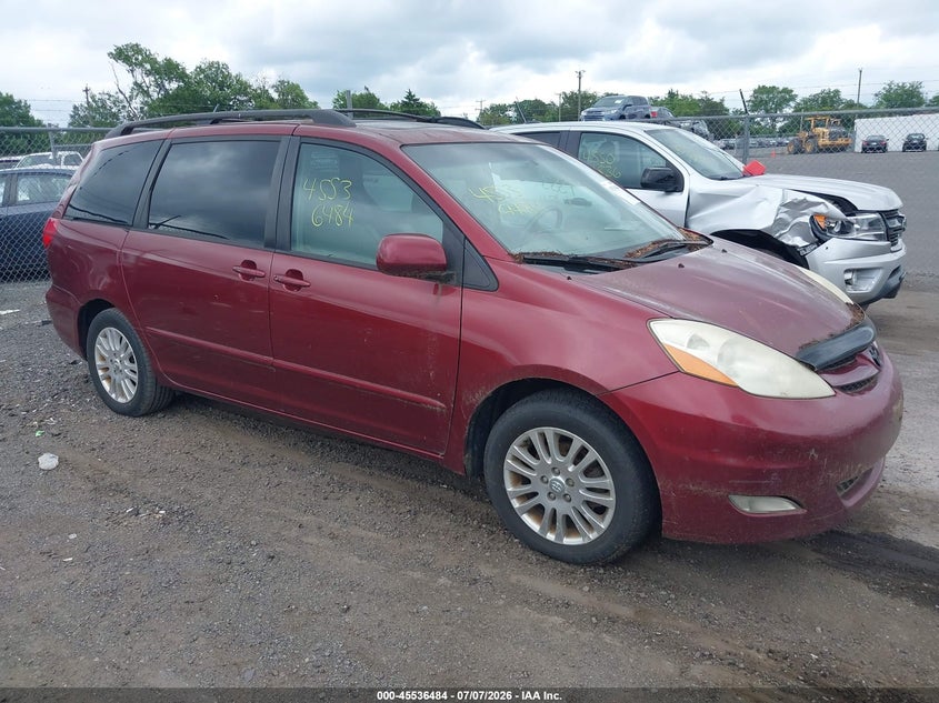 2009 Toyota Sienna VIN 5TDZK22C29S231190 IAAI salvage auction — NORMAL WEAR, Clear (Virginia), sold $825 on 2026-07-21 (photo 1)