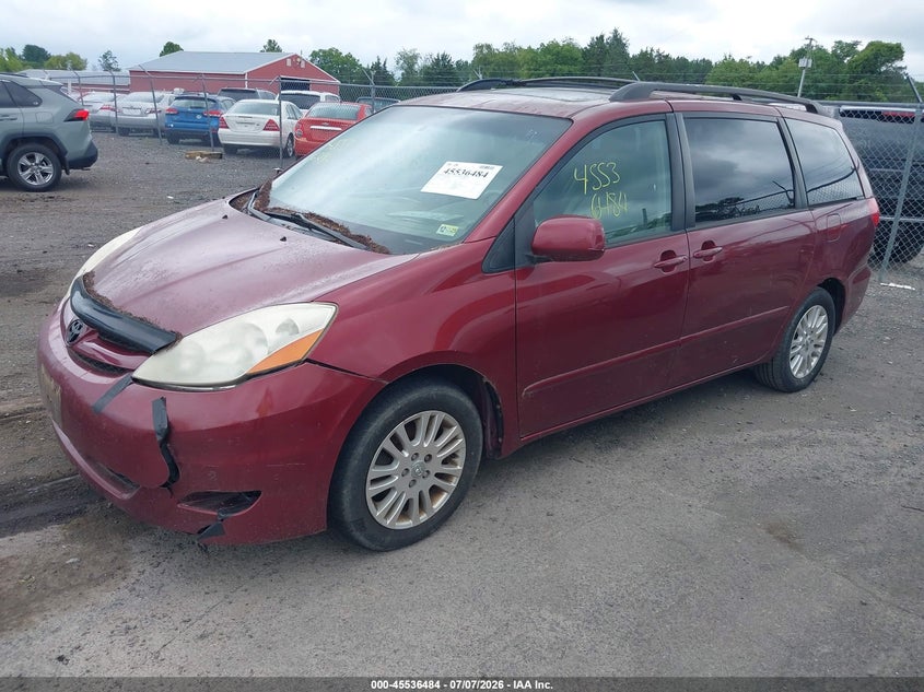 2009 Toyota Sienna VIN 5TDZK22C29S231190 IAAI salvage auction — NORMAL WEAR, Clear (Virginia), sold $825 on 2026-07-21 (photo 2)