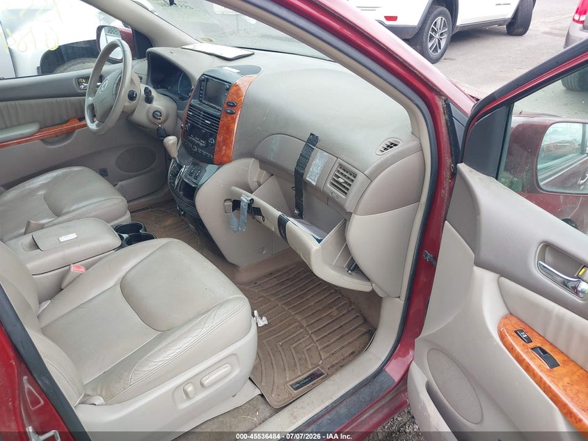 2009 Toyota Sienna VIN 5TDZK22C29S231190 IAAI salvage auction — NORMAL WEAR, Clear (Virginia), sold $825 on 2026-07-21 (photo 5)