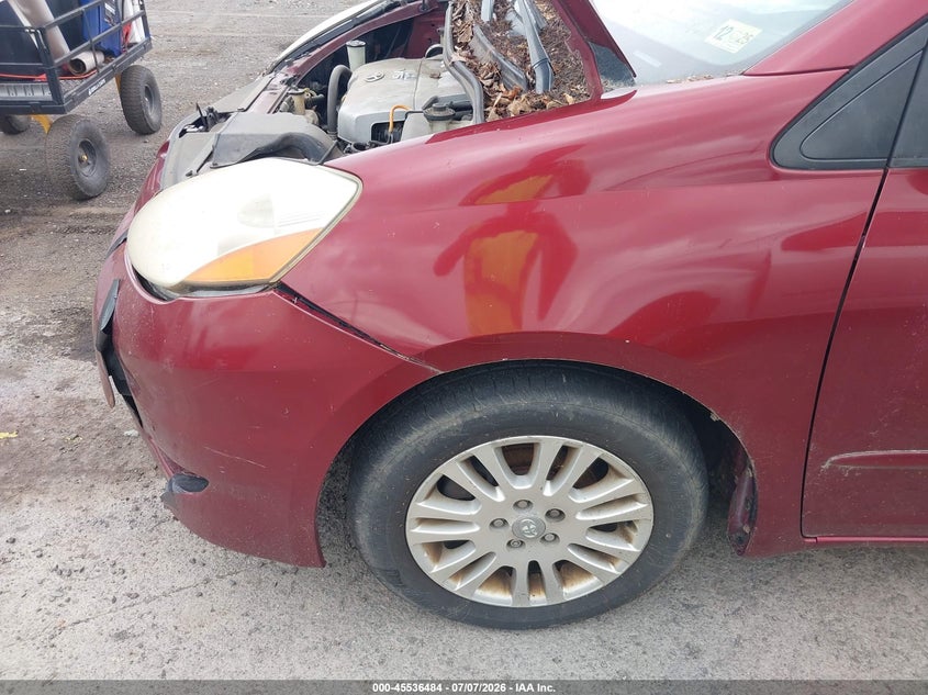 2009 Toyota Sienna VIN 5TDZK22C29S231190 IAAI salvage auction — NORMAL WEAR, Clear (Virginia), sold $825 on 2026-07-21 (photo 6)
