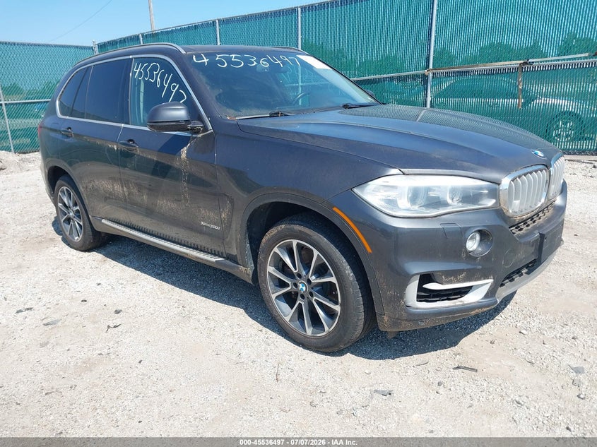 2014 BMW X5 VIN 5UXKR6C57E0C02903 IAAI salvage auction — NORMAL WEAR, Clear (Indiana), sold $25 on 2026-07-14 (photo 1)