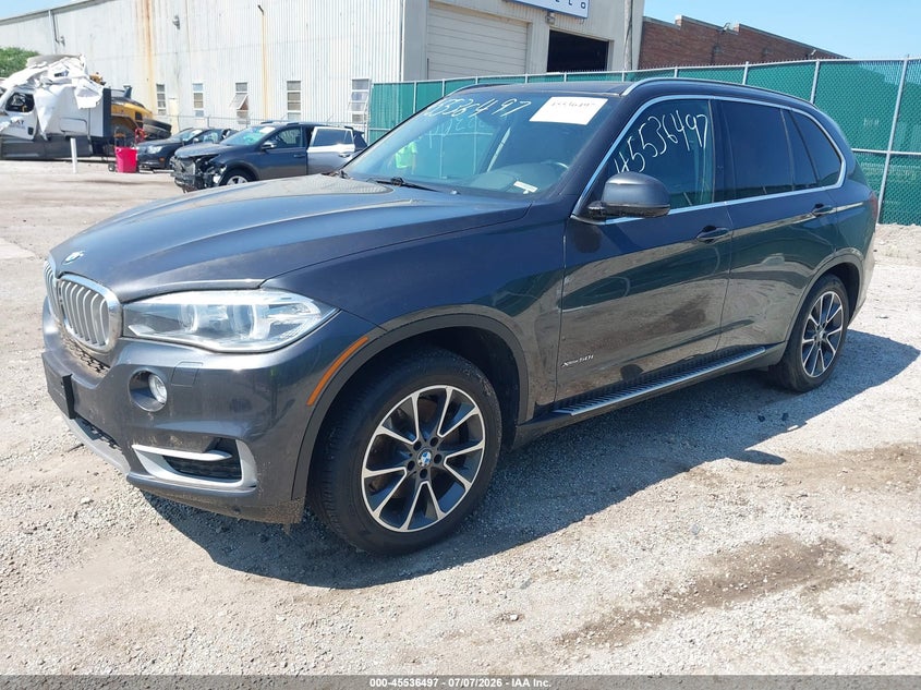 2014 BMW X5 VIN 5UXKR6C57E0C02903 IAAI salvage auction — NORMAL WEAR, Clear (Indiana), sold $25 on 2026-07-14 (photo 2)