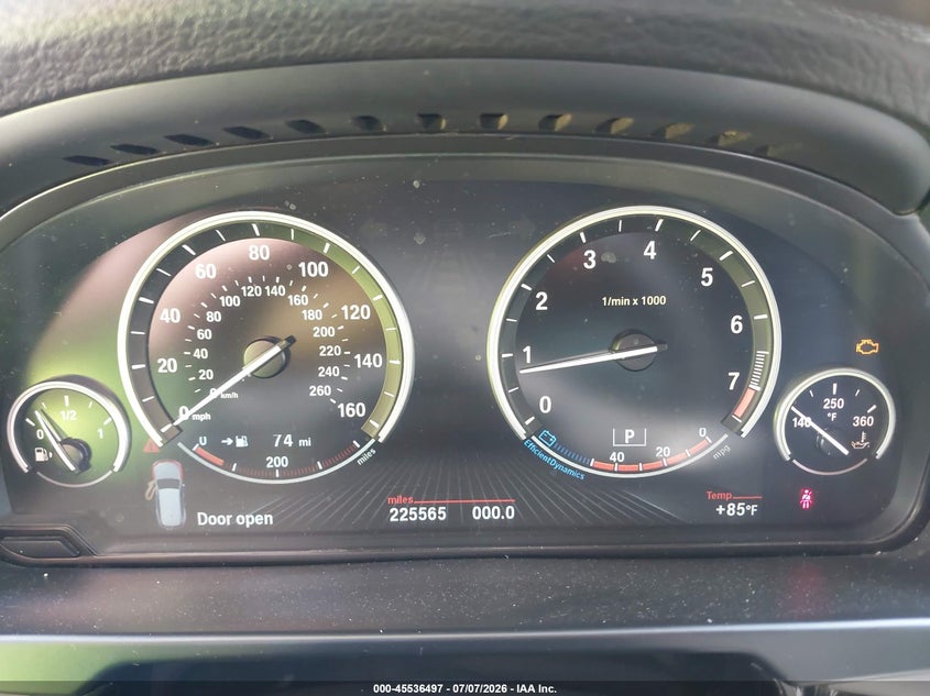 2014 BMW X5 VIN 5UXKR6C57E0C02903 IAAI salvage auction — NORMAL WEAR, Clear (Indiana), sold $25 on 2026-07-14 (photo 7)