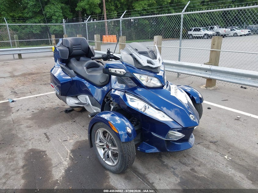 2010 Can-am Spyder roadster VIN 2BXJBKC15AV002131 IAAI salvage auction — SIDE, Salvage (North Carolina), sold $2,550 on 2026-07-23 (photo 1)