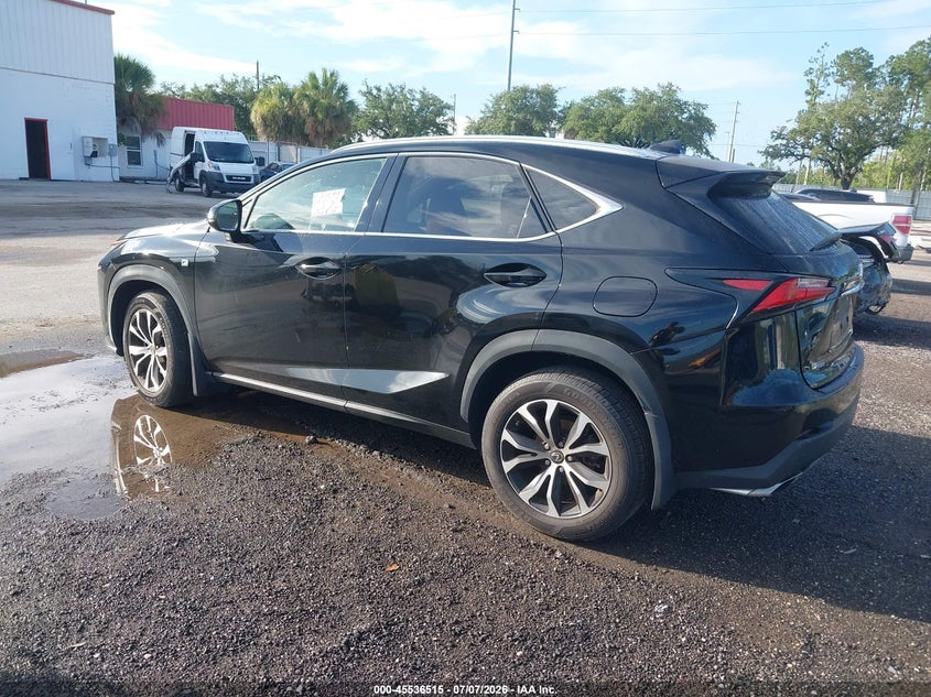 2015 Lexus Nx VIN JTJBARBZ2F2021898 IAAI salvage auction — SIDE, Rebuildable (Florida), sold $5,000 on 2026-07-17 (photo 3)