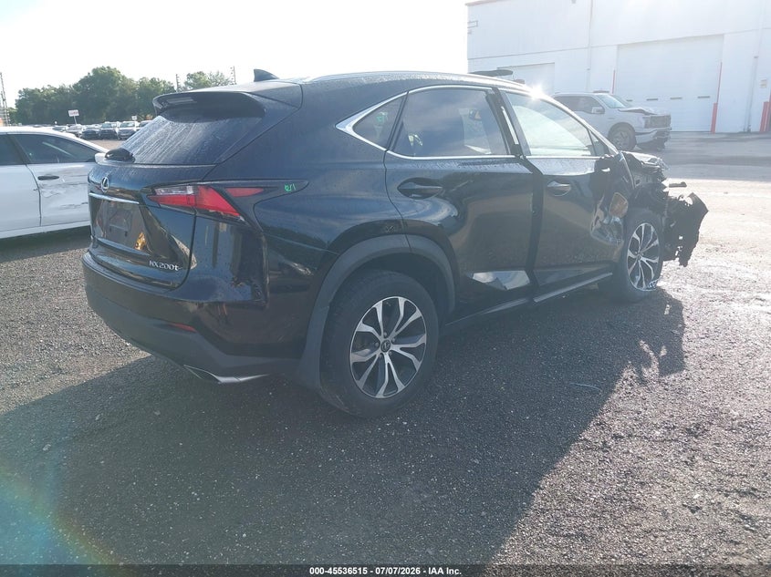 2015 Lexus Nx VIN JTJBARBZ2F2021898 IAAI salvage auction — SIDE, Rebuildable (Florida), sold $5,000 on 2026-07-17 (photo 4)