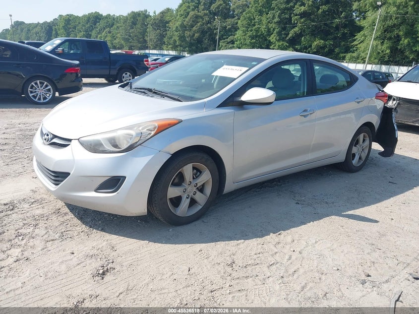 2011 Hyundai Elantra VIN KMHDH4AE4BU147795 IAAI salvage auction — REAR END, Salvage (Georgia), sold $550 on 2026-07-23 (photo 2)