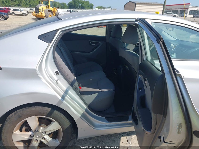 2011 Hyundai Elantra VIN KMHDH4AE4BU147795 IAAI salvage auction — REAR END, Salvage (Georgia), sold $550 on 2026-07-23 (photo 8)