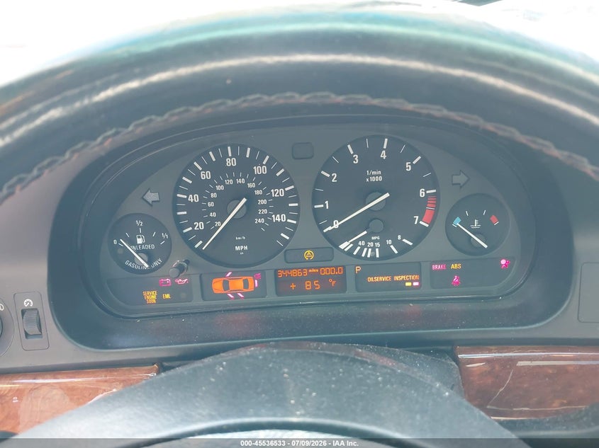 2000 BMW 5 series VIN WBADM6341YGU15464 IAAI salvage auction — REAR END, Salvage (Georgia), sold $325 on 2026-08-19 (photo 7)