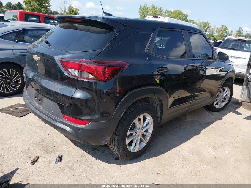 2025 Chevrolet Trailblazer VIN KL79MMSP0SB096701 IAAI salvage auction — FRONT END, Salvage (Ohio), sold $25 on 2026-07-28 (photo 4)