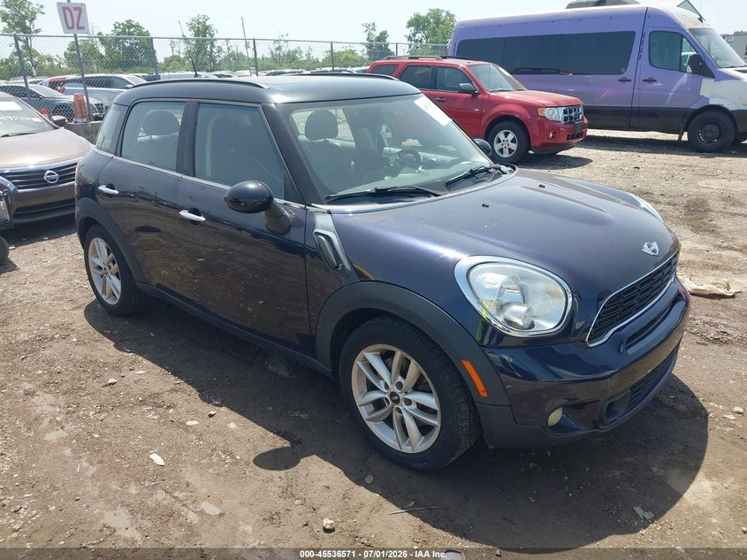 2012 Mini Cooper VIN WMWZC3C53CWL81011 IAAI salvage auction — NORMAL WEAR, Original (Ohio), sold $275 on 2026-07-23 (photo 1)