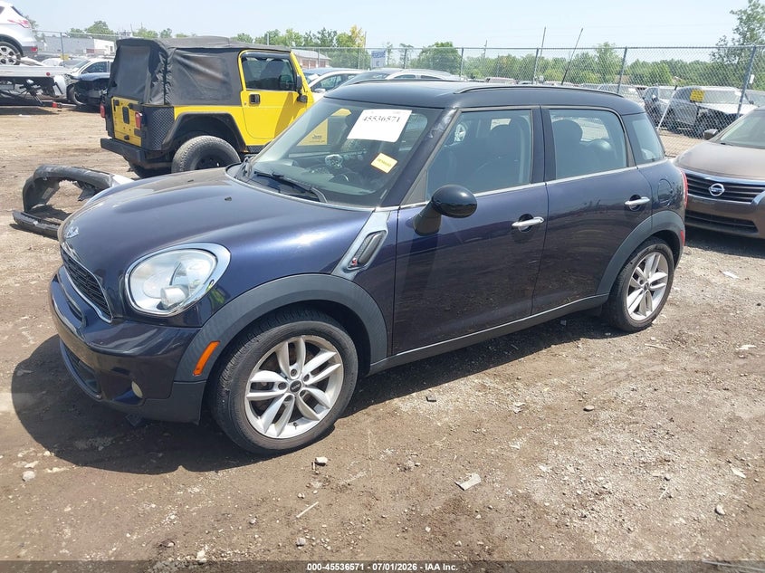 2012 Mini Cooper VIN WMWZC3C53CWL81011 IAAI salvage auction — NORMAL WEAR, Original (Ohio), sold $275 on 2026-07-23 (photo 2)