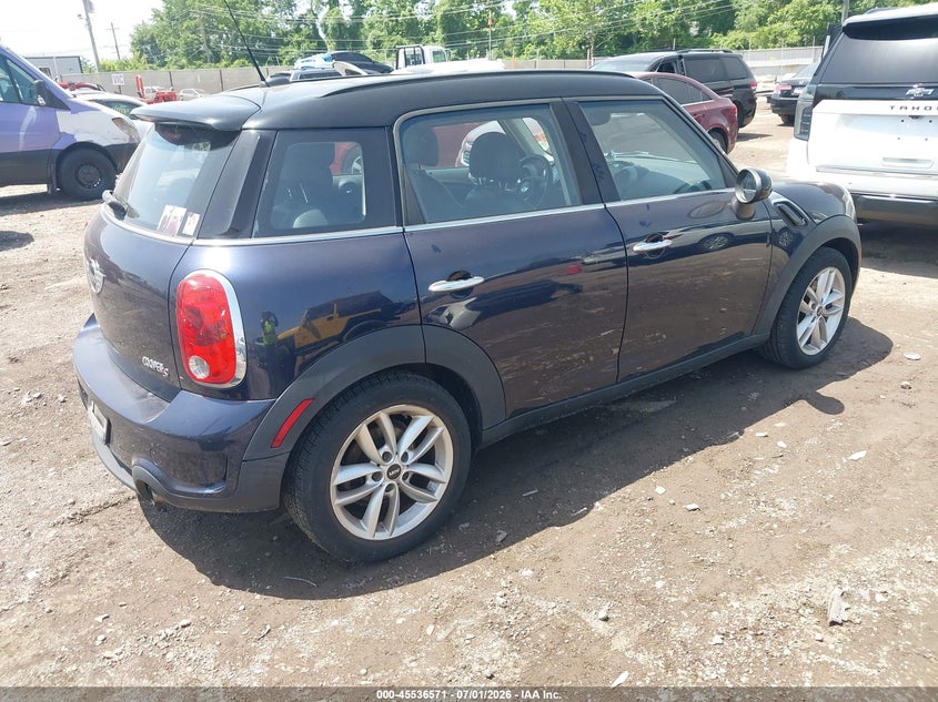 2012 Mini Cooper VIN WMWZC3C53CWL81011 IAAI salvage auction — NORMAL WEAR, Original (Ohio), sold $275 on 2026-07-23 (photo 4)