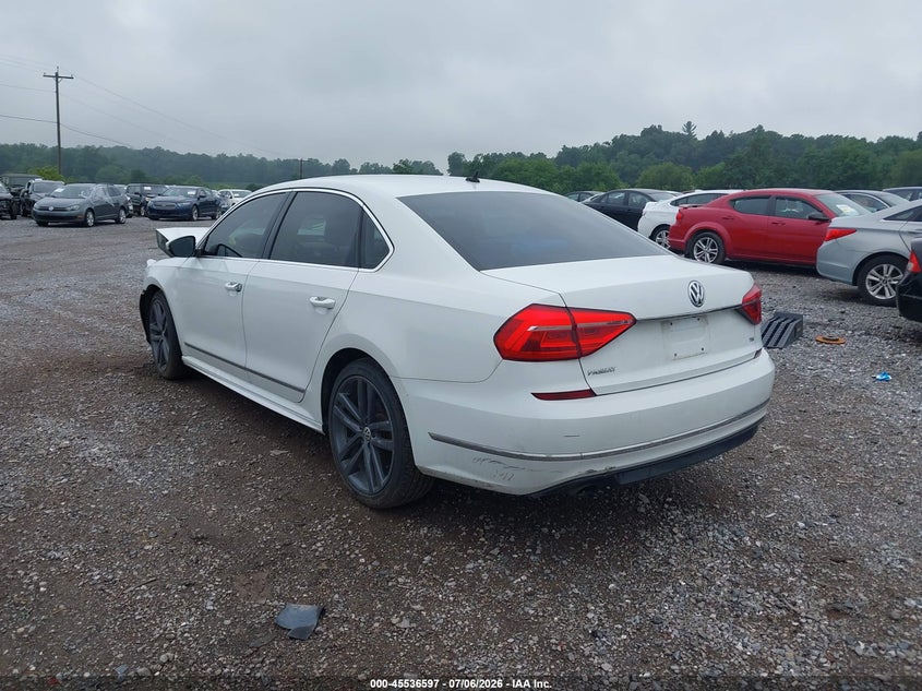 2016 Volkswagen Passat VIN 1VWAT7A33GC035926 IAAI salvage auction — FRONT END, Salvage (Pennsylvania), sold $625 on 2026-07-26 (photo 3)