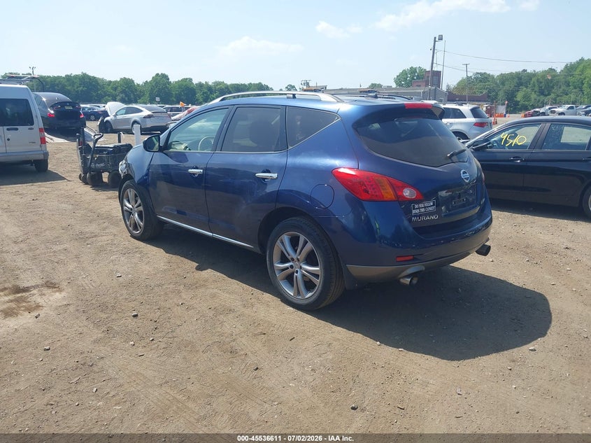 2010 Nissan Murano VIN JN8AZ1MW6AW112335 IAAI salvage auction — FRONT END, Salvage (Idaho), sold $25 on 2026-07-22 (photo 3)