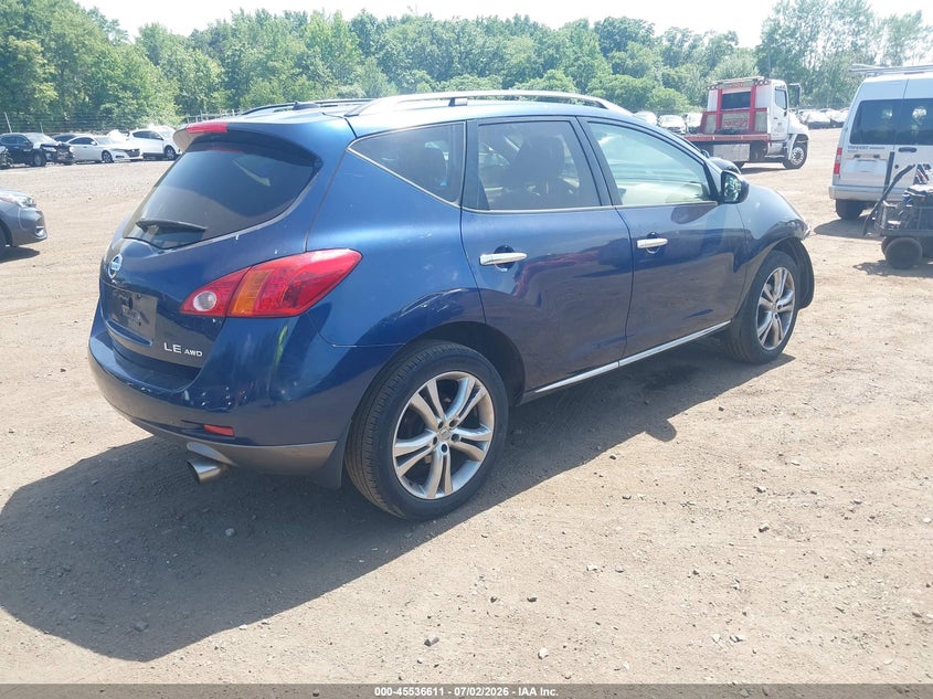 2010 Nissan Murano VIN JN8AZ1MW6AW112335 IAAI salvage auction — FRONT END, Salvage (Idaho), sold $25 on 2026-07-22 (photo 4)