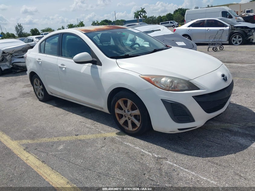 2011 Mazda 3 VIN JM1BL1VFXB1471279 IAAI salvage auction — NORMAL WEAR, Salvage (Florida), sold $375 on 2026-07-30 (photo 1)
