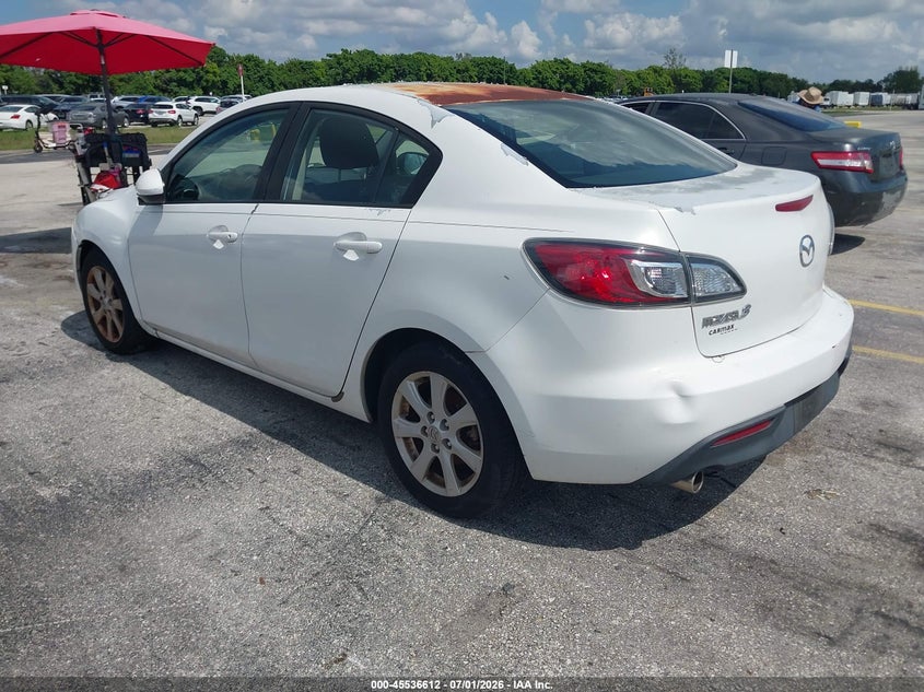 2011 Mazda 3 VIN JM1BL1VFXB1471279 IAAI salvage auction — NORMAL WEAR, Salvage (Florida), sold $375 on 2026-07-30 (photo 3)