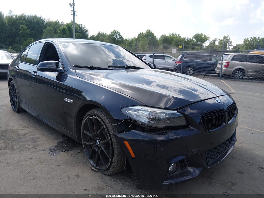 2014 BMW 5er VIN WBAKP9C54EDZ35213 IAAI salvage auction — LEFT SIDE, Salvage (Connecticut), sold $3,950 on 2026-07-30 (photo 1)