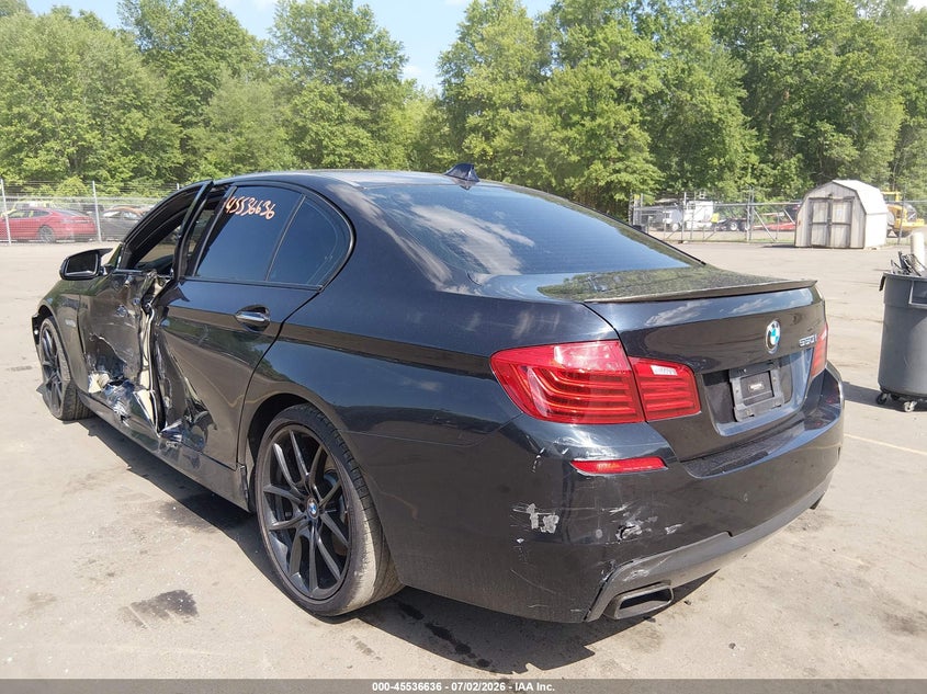 2014 BMW 5er VIN WBAKP9C54EDZ35213 IAAI salvage auction — LEFT SIDE, Salvage (Connecticut), sold $3,950 on 2026-07-30 (photo 3)