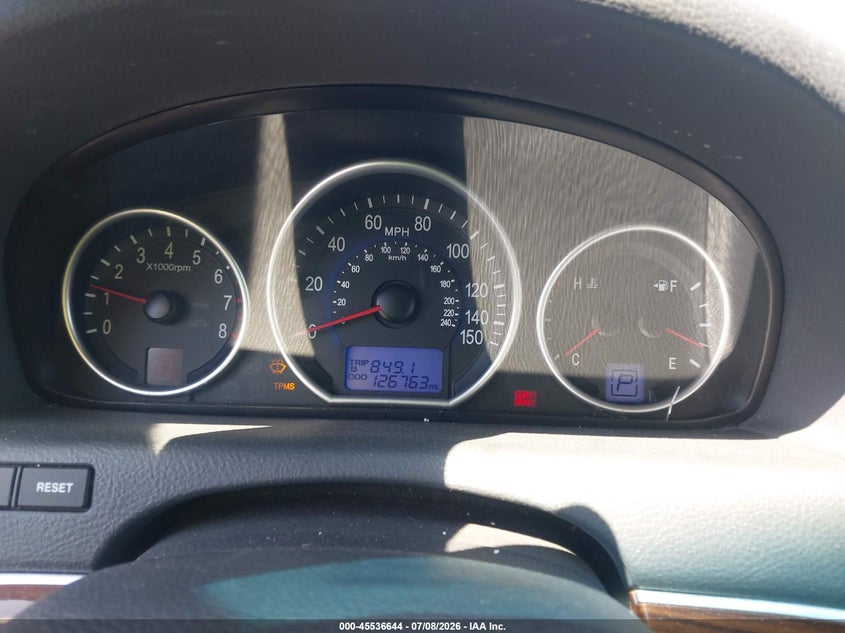 2011 Hyundai Veracruz VIN KM8NU4CC0BU143335 IAAI salvage auction — LEFT SIDE, Salvage (Idaho), sold $325 on 2026-07-29 (photo 7)