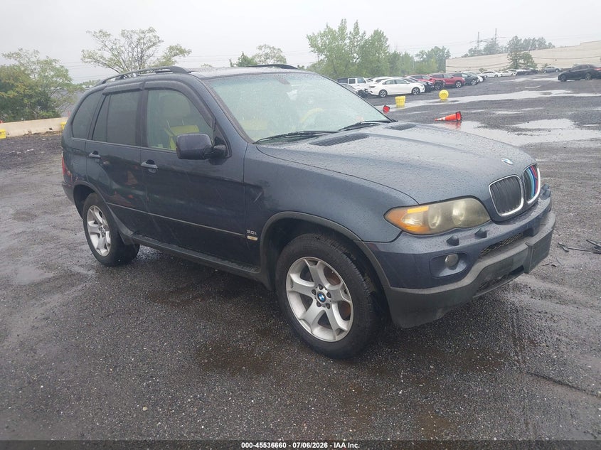 2006 BMW X5 VIN 5UXFA13576LY37998 IAAI salvage auction — NORMAL WEAR, Clear (New Jersey), sold $850 on 2026-07-28 (photo 1)