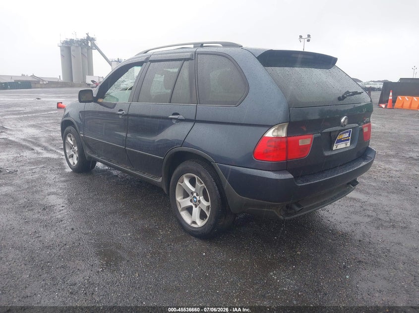 2006 BMW X5 VIN 5UXFA13576LY37998 IAAI salvage auction — NORMAL WEAR, Clear (New Jersey), sold $850 on 2026-07-28 (photo 3)