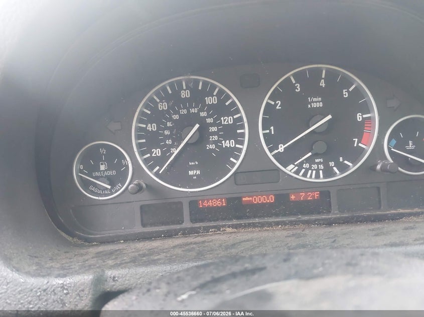 2006 BMW X5 VIN 5UXFA13576LY37998 IAAI salvage auction — NORMAL WEAR, Clear (New Jersey), sold $850 on 2026-07-28 (photo 7)