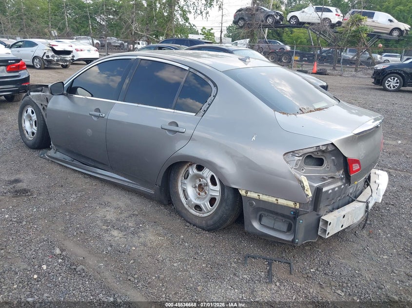 2009 Infiniti G37 VIN JNKCV61F99M051876 IAAI salvage auction — NORMAL WEAR, Clear (New Jersey), sold $475 on 2026-07-29 (photo 3)